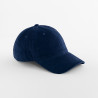 Corduroy Dad Cap - B692:Navy, 100% cotton, One Size